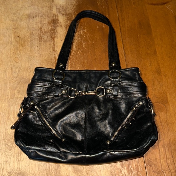 b. makowsky Handbags - B MAKOWSKY 100% Genuine Leather Black Purse